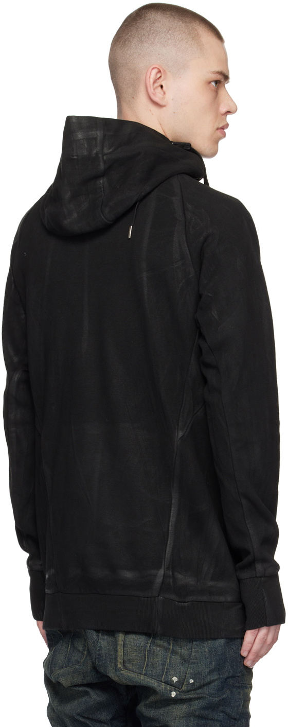 Boris Bidjan Saberi Black Drawstring Hoodie
