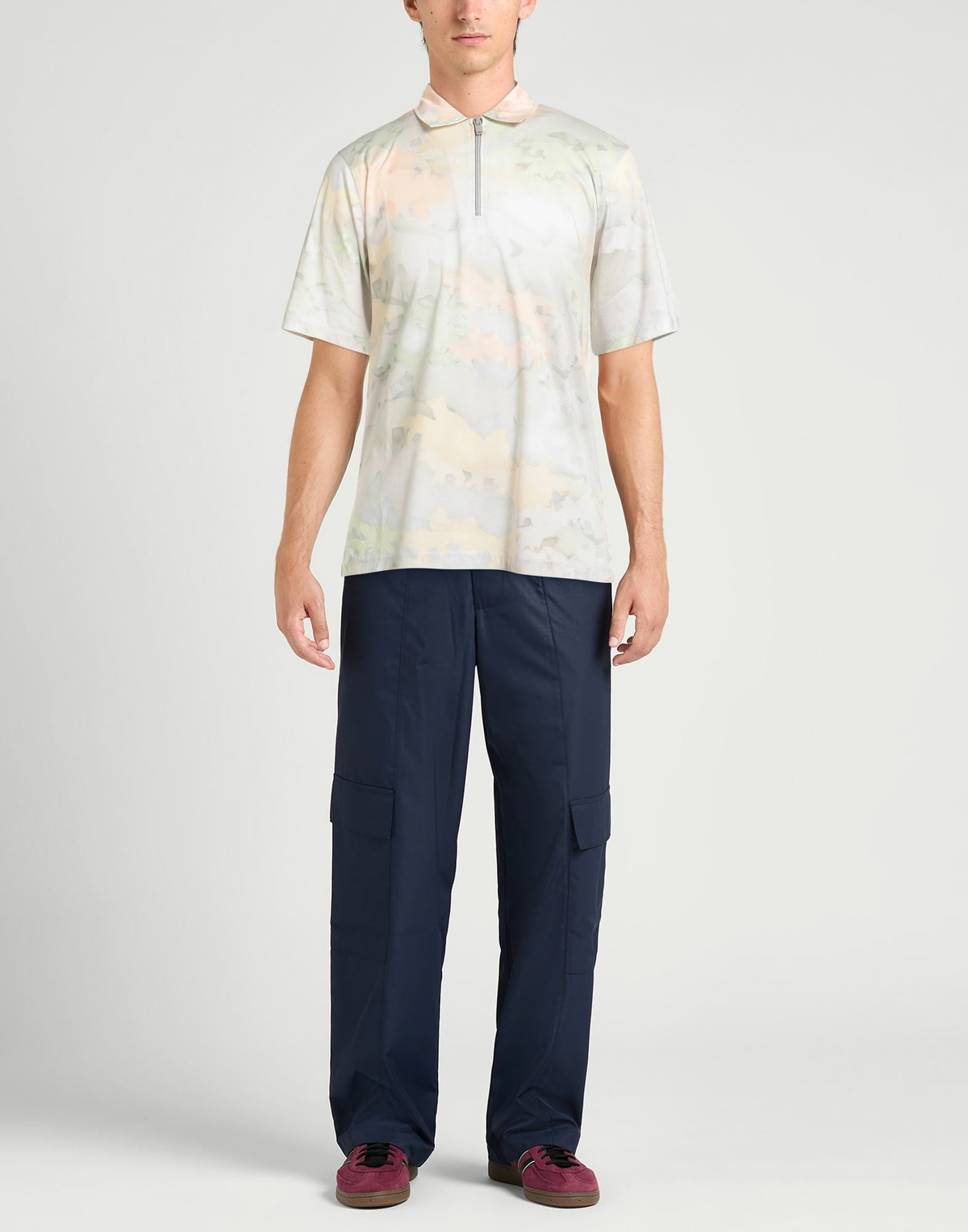 Maison Kitsuné Mens Polo shirt Light in Pink