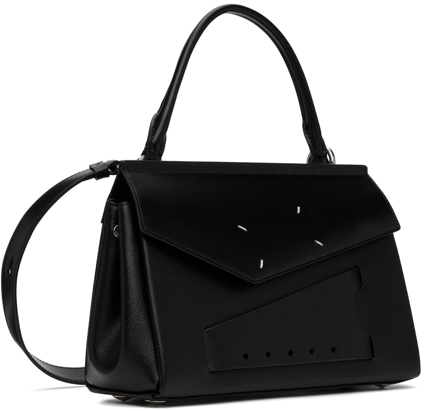 Maison Margiela Black Snatched Top Handle Small Bag Maison Margiela