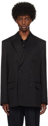 Golden Goose Black Double-Breasted Blazer