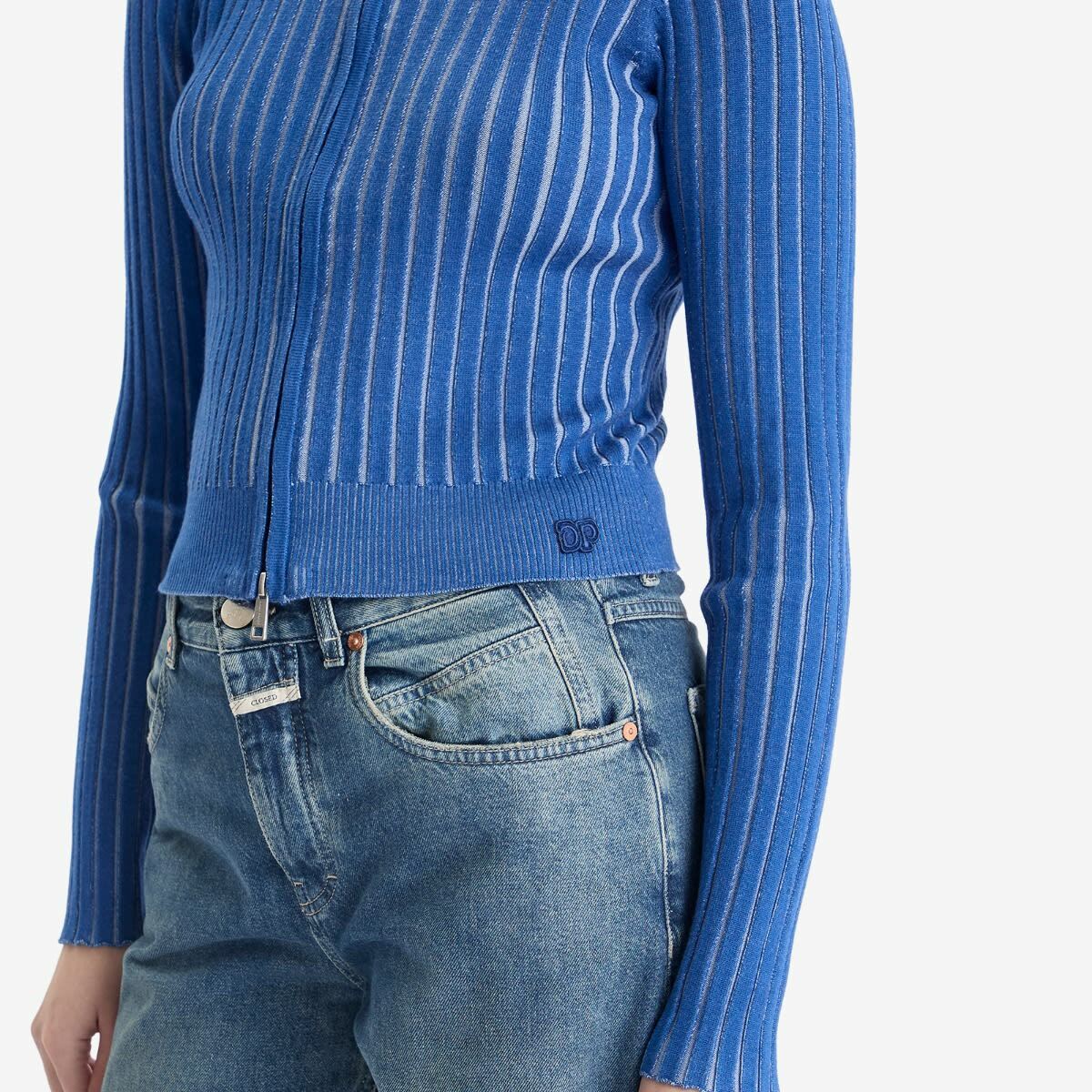 Daily Paper Women's Dias Knit Cardigan in Tue Blue