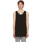 John Elliott Black Rugby Tank Top