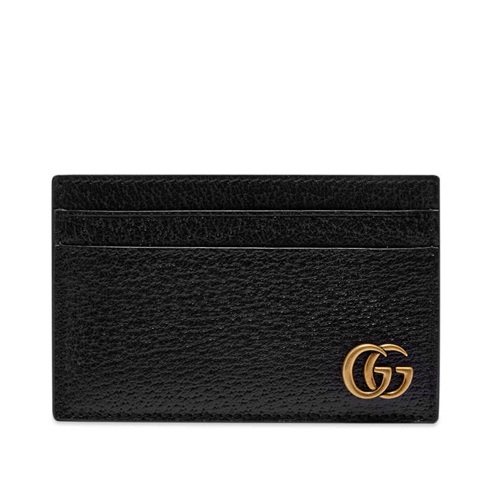 Photo: Gucci Gold GG Card Wallet