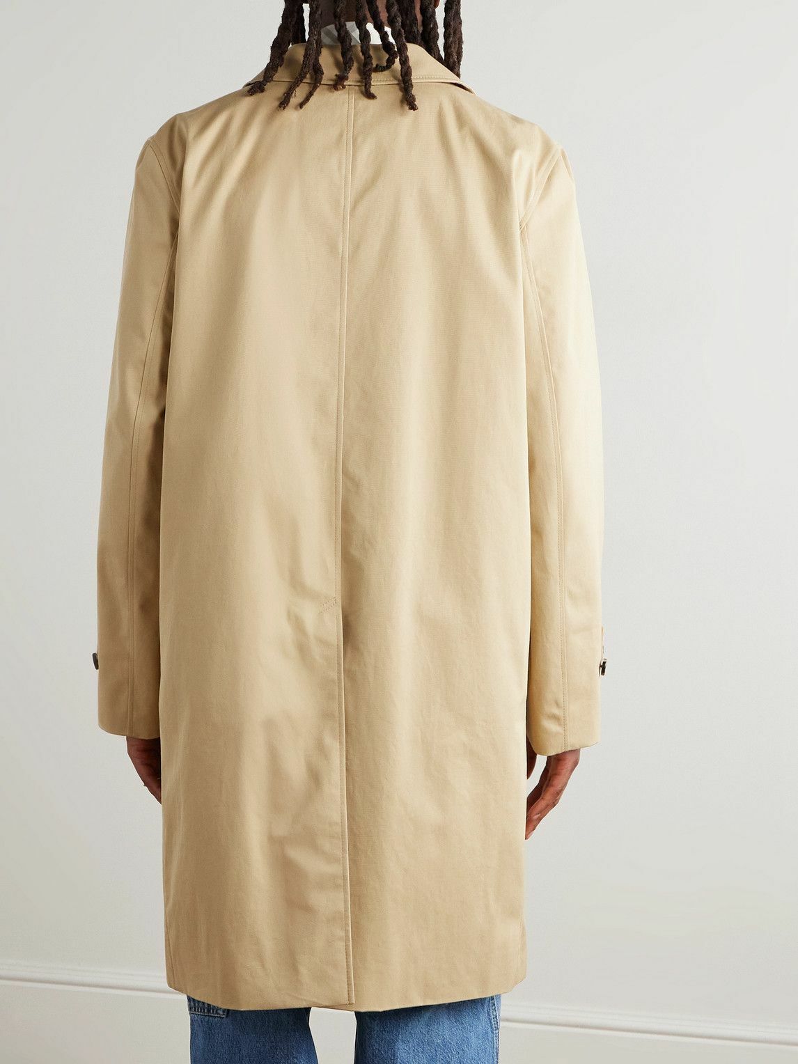 Burberry - Coated-Cotton Trench Coat - Neutrals