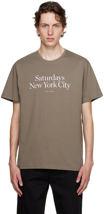 Photo: Saturdays NYC Brown Miller T-Shirt