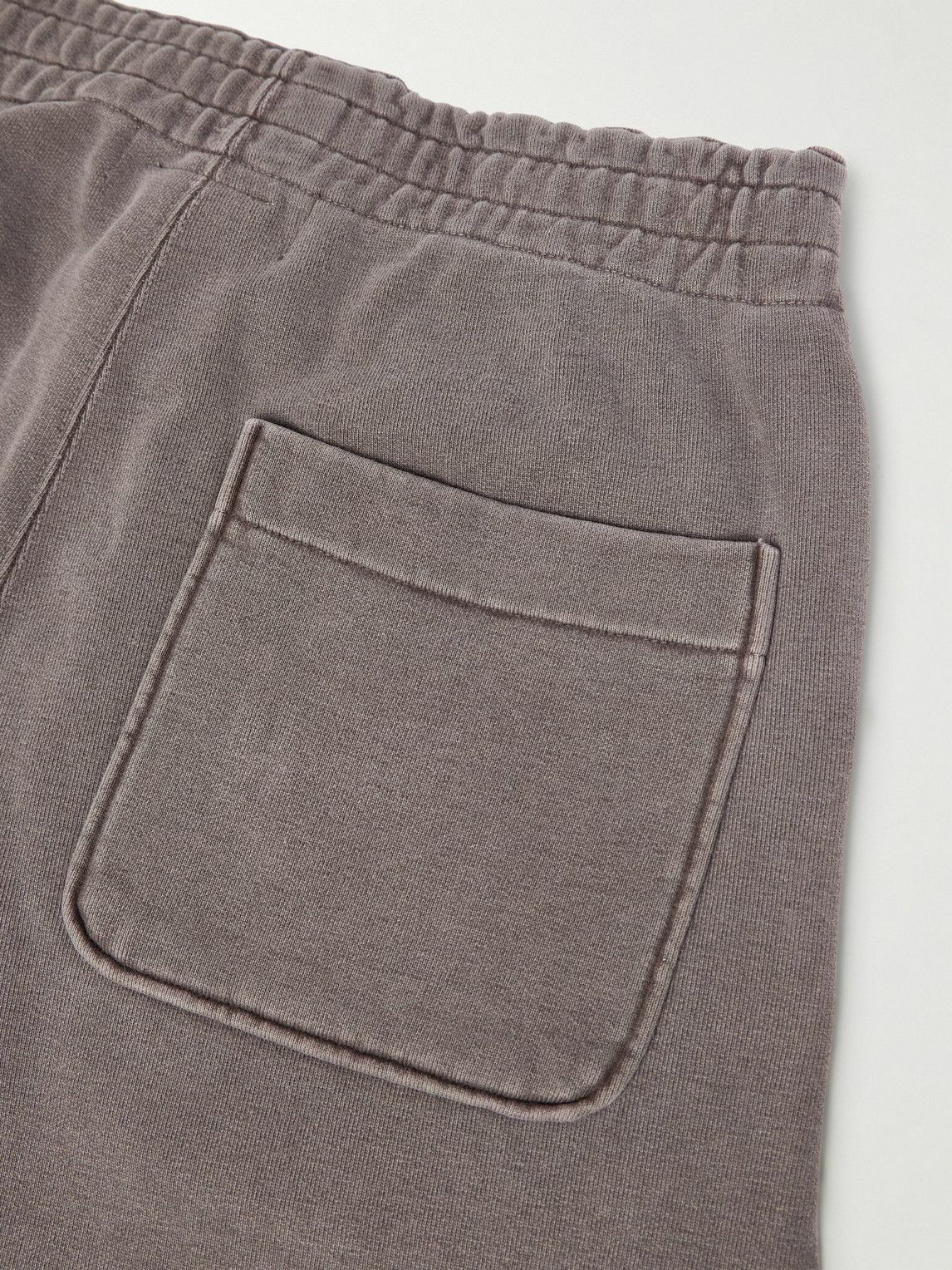 Remi Relief - Straight-Leg Cotton-Jersey Sweatpants - Brown