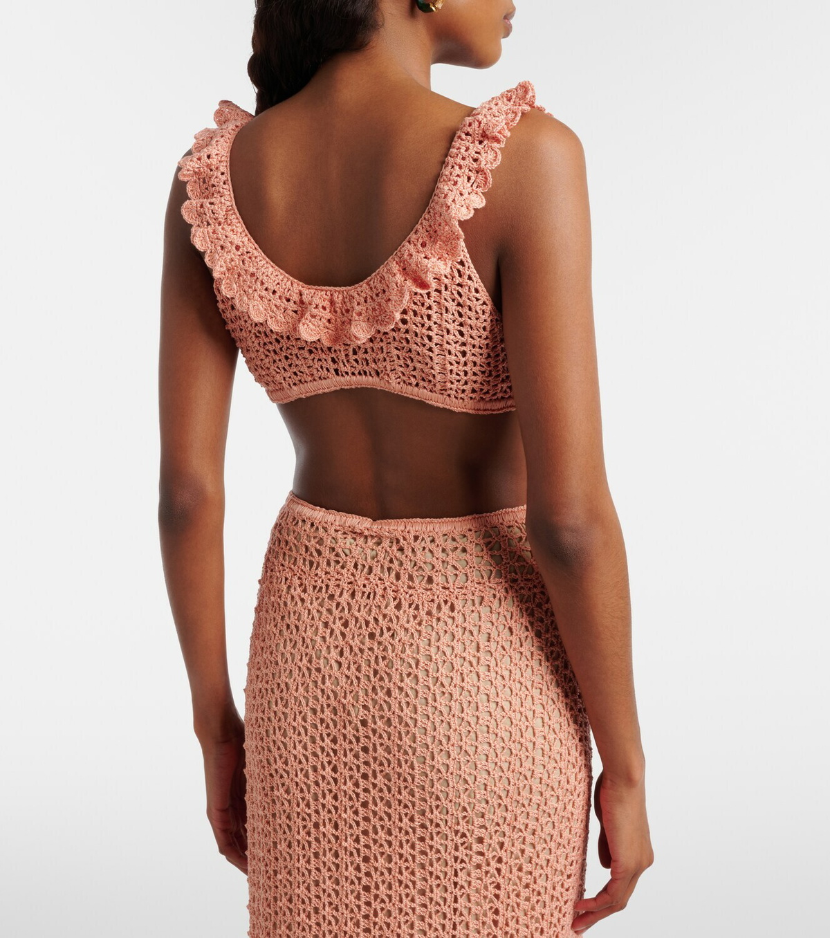 Anna Kosturova Crochet bra top