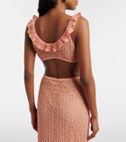 Anna Kosturova Crochet bra top