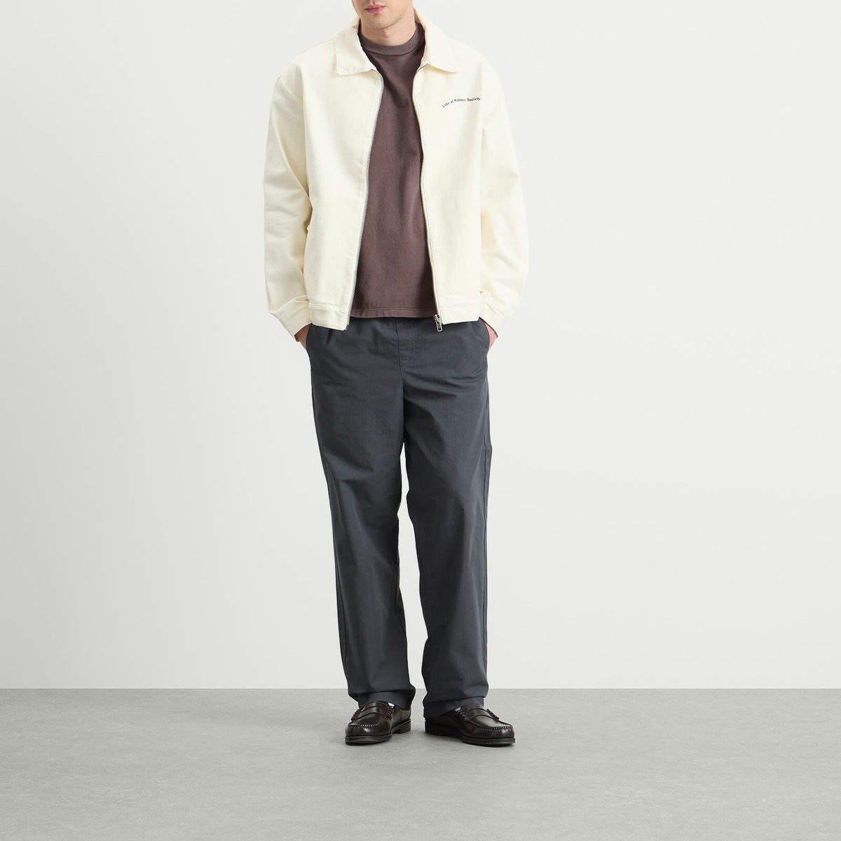 Palmes Men's Lucien Trousers in Charcoal