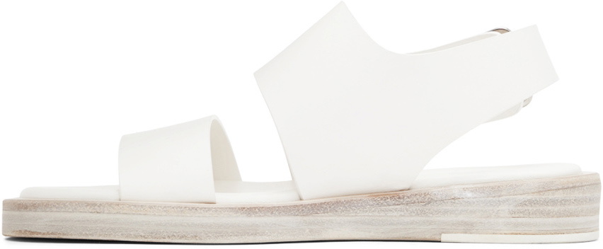Ann Demeulemeester White Lore Flat Sandals