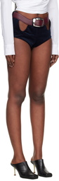 Jean Paul Gaultier Navy 'The Cut-Out Culotte' Shorts