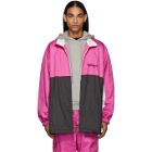 Doublet Pink Chaos Embroidery Track Jacket