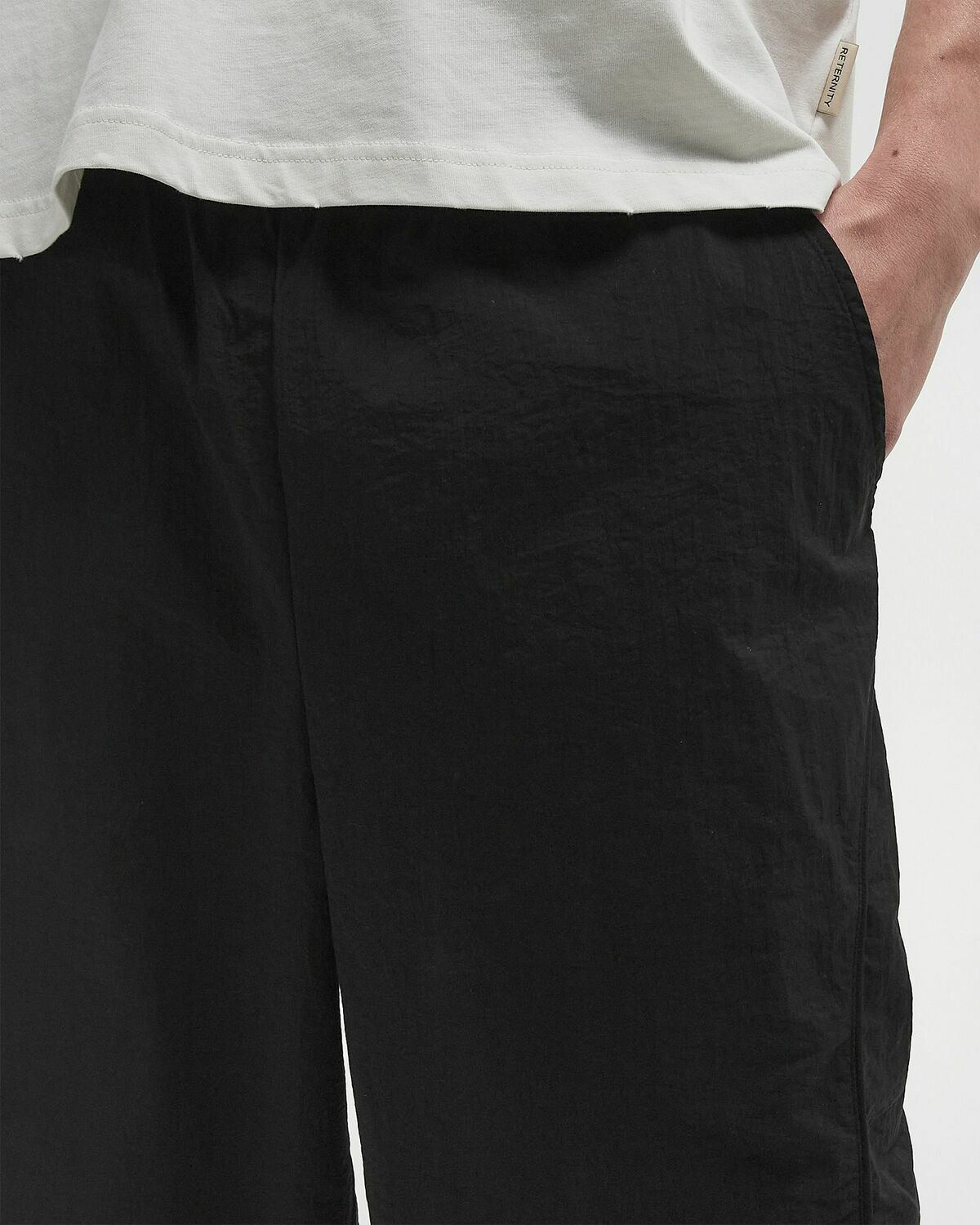 Reternity BAGGY TRACK SHORTS Black Mens Sport & Team Short