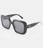 Moncler Blanche oversized sunglasses