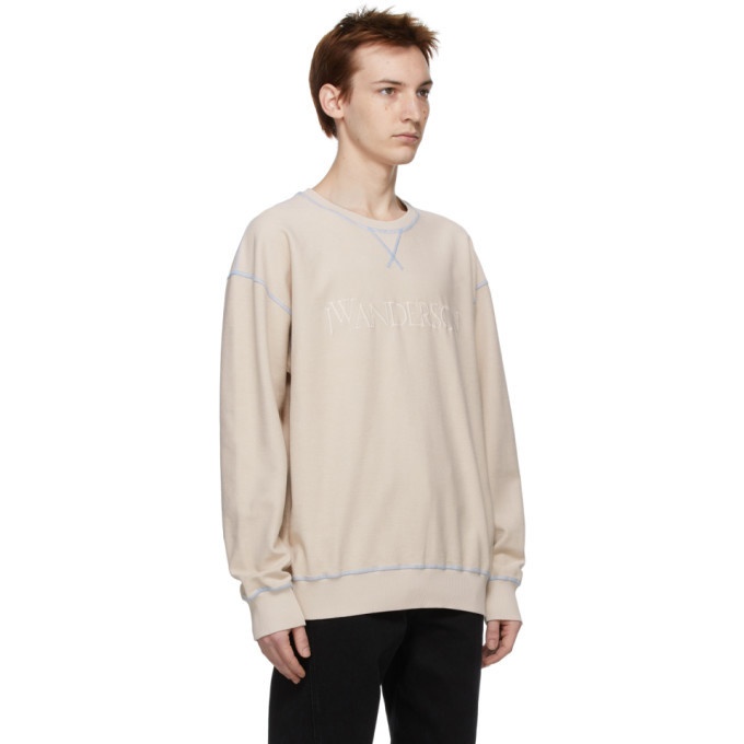 JW Anderson Off-White Inside-Out Contrast Sweatshirt JW Anderson