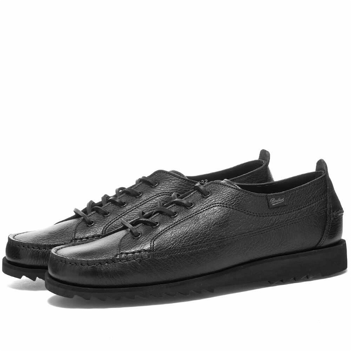Photo: Arpenteur x Paraboot Cliff Shoe in Black Dearskin Leather