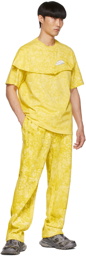 Feng Chen Wang Yellow Cotton Lounge Pants