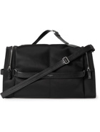 SAINT LAURENT - Logo-Print Leather-Trimmed ECONYL Holdall