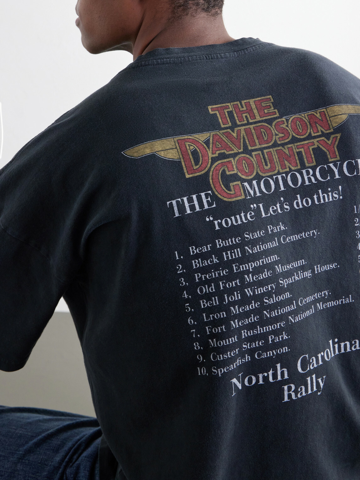 Remi Relief - Davidson County Printed Cotton-Jersey T-Shirt - Black