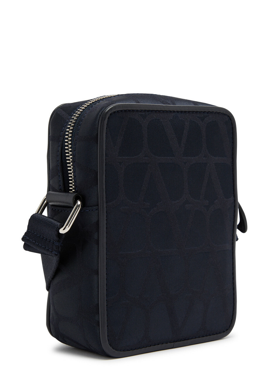 Valentino Toile Iconographe Logo Satin Cross-body bag - Blue - One Size