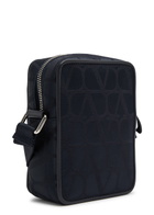 Valentino Toile Iconographe Logo Satin Cross-body bag - Blue - One Size