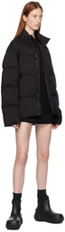 AMBUSH Black Stand Collar Puffer Jacket