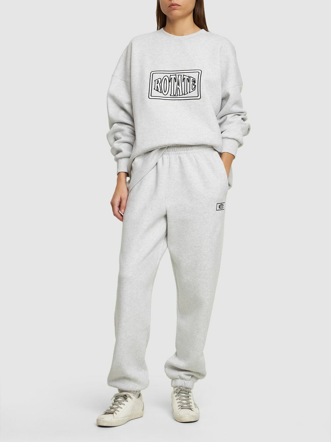 Rotate - Heavy Sweatpants 1153311473 - 1473 Light Grey Melange