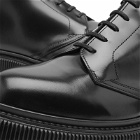 Adieu Men's Type 121 Leather Desert Boot in Black/Ivory