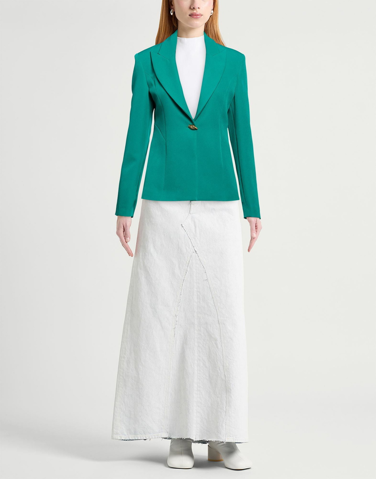 Just Cavalli Womens Blazer Emerald in Green