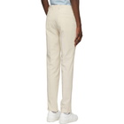 Z Zegna Off-White Corduroy Trousers