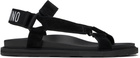 Moschino Black Suede Sandals