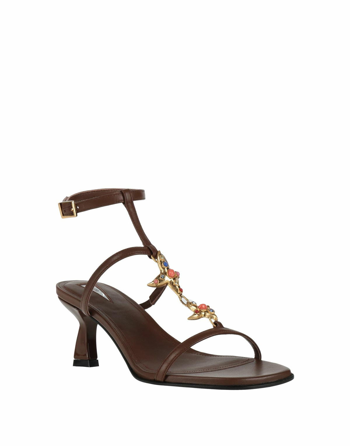 Nodaleto Womens Sandals Chocolate in Brown