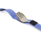 Snow Peak Titanium Fork & Spoon Set in Silver 