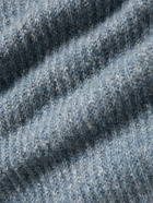 Officine Générale - Marco Ribbed Wool-Blend Sweater - Blue