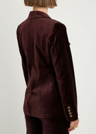 Paige Reign Velvet Jacket Aubergine