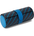 Smythson - Striped Leather Watch Roll - Blue