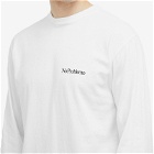 NoProblemo Men's Mini Problemo Long Sleeve T-Shirt in White