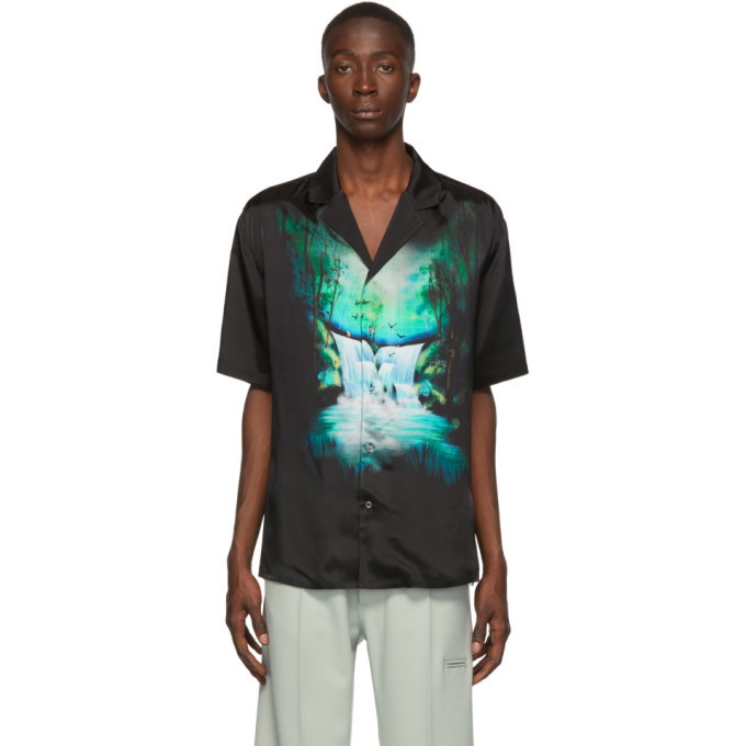 Photo: Off-White Black Waterfall Holiday Shirt