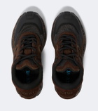 Loewe Pogo suede-trimmed sneakers