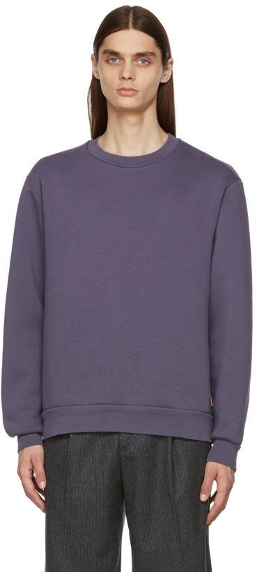 Photo: Acne Studios Purple Brushed Sweatshirt