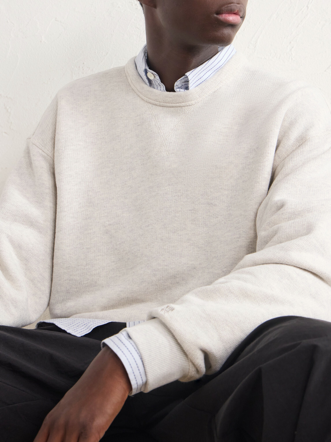 Aimé Leon Dore - Marina Cotton-Jersey Sweatshirt - Gray