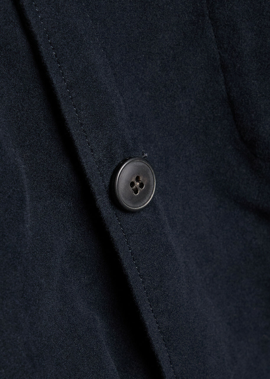 Sunspel Stretch-cotton Overshirt Navy