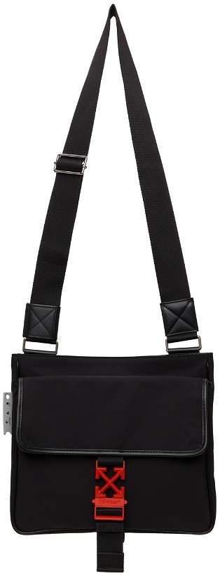 Photo: Off-White Black Nylon Arrows Bag