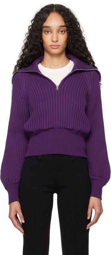 Photo: High Sport Purple Chester Sweater