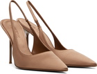 Paris Texas Tan Lidia Slingback Heels