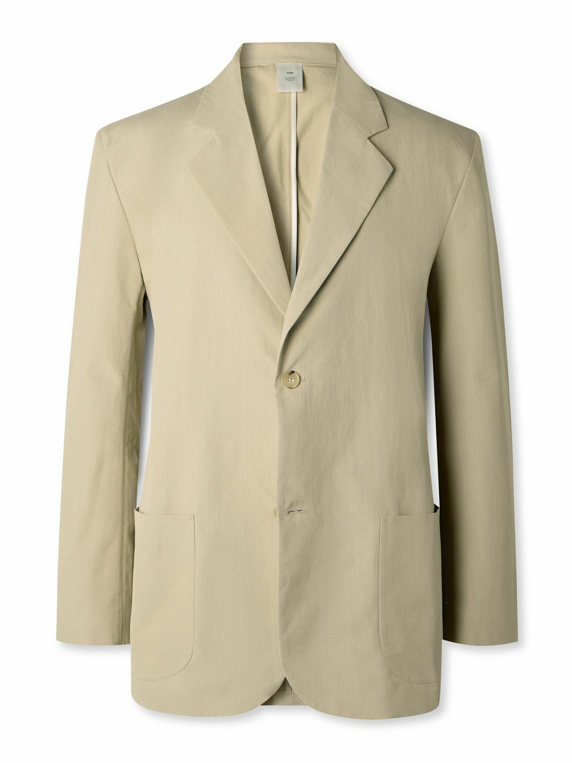 SSAM - Cotton and Silk-Blend Blazer - Neutrals