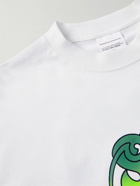 Stockholm Surfboard Club - Kil Logo-Print Organic Cotton-Jersey T-Shirt - White