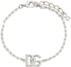 Dolce & Gabbana Silver DG Chain Bracelet