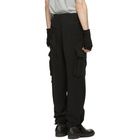 Song for the Mute Black Elasticized Cargo Pants