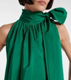 Max Mara Beber halterneck taffeta minidress